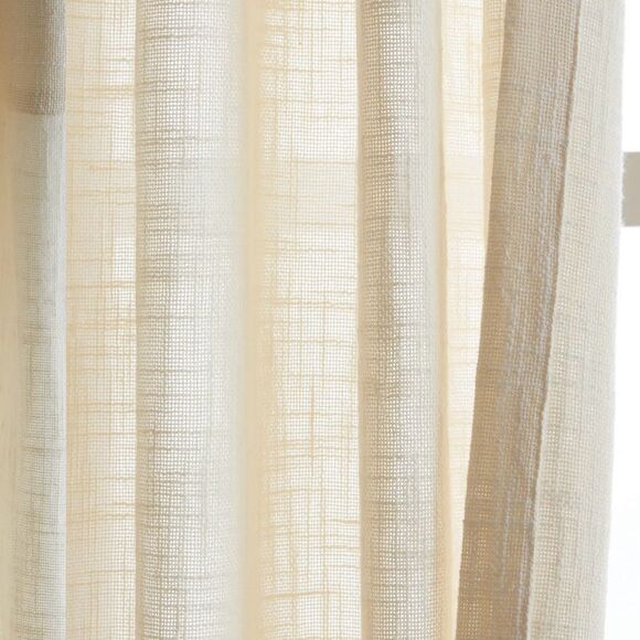 Quince Cotton Sheer Curtain Set (Set of 2) Ivory
NWOT 48 x 108 - Picture 6 of 9